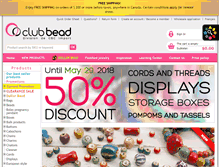 Tablet Screenshot of clubbead.com